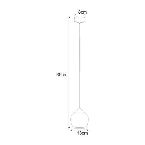 Lampa wisząca K-5605 z serii TULA