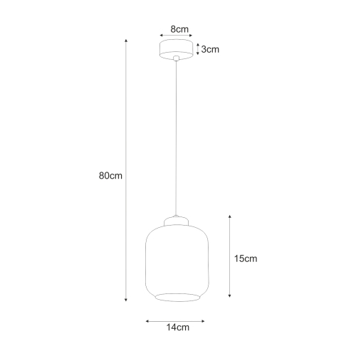 Lampa wisząca K-5515 z serii PIEGA
