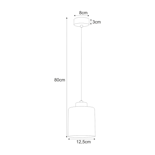 Lampa wisząca K-5525 z serii LUNA