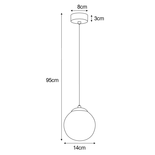 Lampa wisząca K-5400 z serii LUMIA