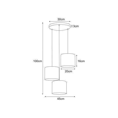 Lampa wisząca K-5222 z serii ZIMBO