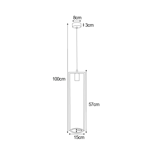 Lampa wisząca K-4037 z serii ESTERA