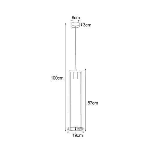 Lampa wisząca K-4038 z serii ESTERA