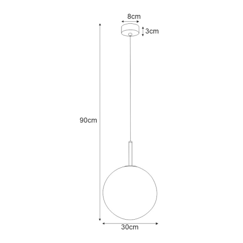 Lampa wisząca K-4887 z serii FARO