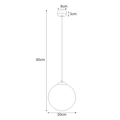 Lampa wisząca K-4912 z serii ISLA