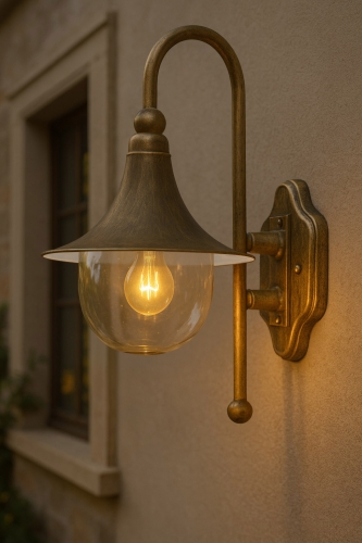 Kinkiet K-8125 CZARNY/ZŁOTY z serii BOSTON