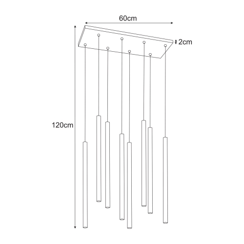 Lampa wisząca K-5837 z serii SUNO