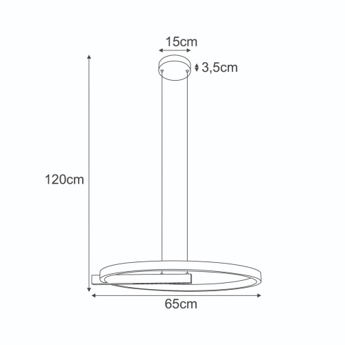 Lampa wisząca K-8233 z serii METIS