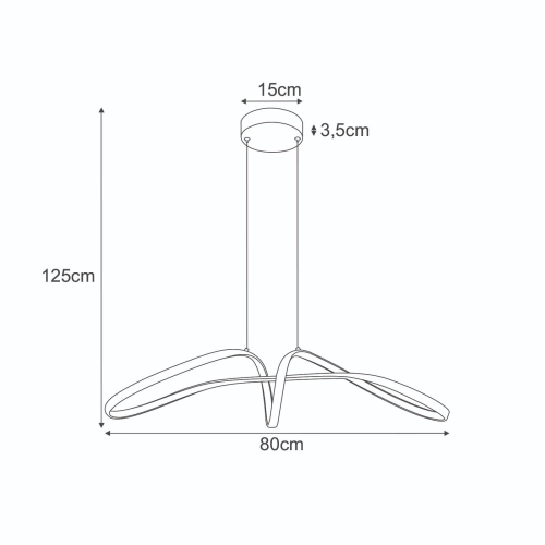 Lampa wisząca K-8234 z serii SNOW