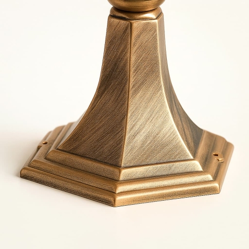 Lampa ogrodowa stojąca K-8128 CZARNY/ZŁOTY z serii BOSTON