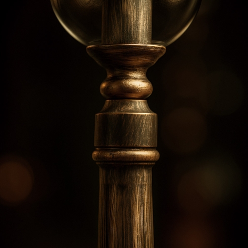 Lampa ogrodowa stojąca K-8129 CZARNY/ZŁOTY z serii BOSTON