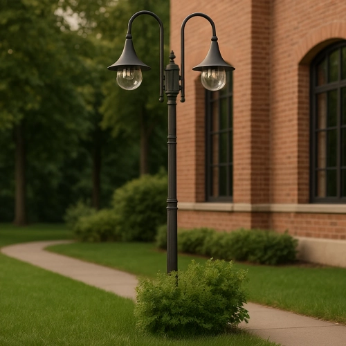 Lampa ogrodowa stojąca K-8132 CZARNY z serii BOSTON