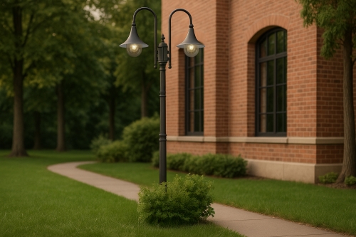 Lampa ogrodowa stojąca K-8132 CZARNY z serii BOSTON