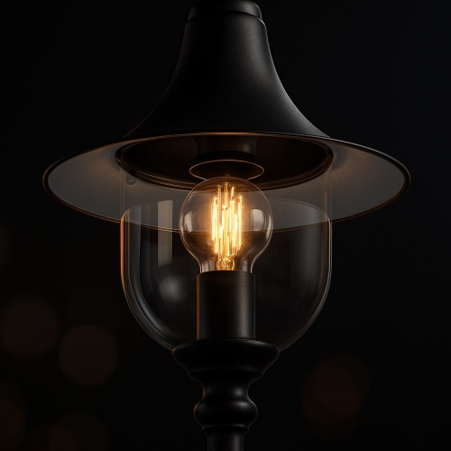 Lampa ogrodowa stojąca K-8133 CZARNY z serii BOSTON