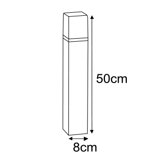 Lampa ogrodowa stojąca K-8141 z serii GENEVA