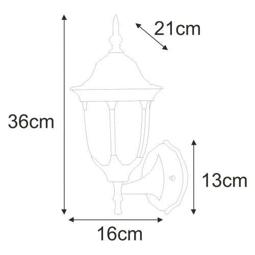 Kinkiet K-5007A/N CZARNY z serii VASCO