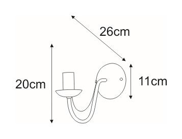 Kinkiet K-3993 z serii BARTEZ