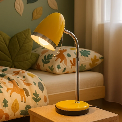 Lampka biurkowa K-MT-200 ŻÓŁTY z serii KAJTEK