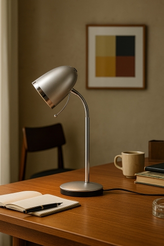 Lampka biurkowa K-MT-200 SREBRNY z serii KAJTEK