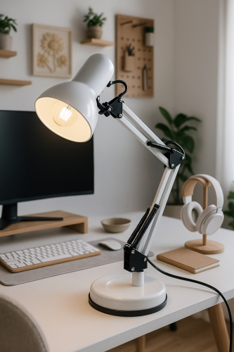 Lampka biurkowa K-MT-COSMO BIAŁY z serii COSMO