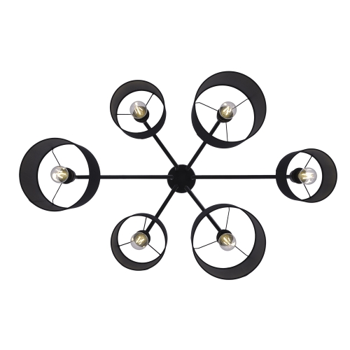 Lampa sufitowa K-4321 z serii SIMONE BLACK