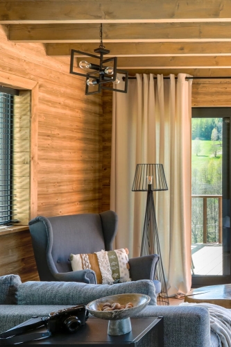 Lampa podłogowa K-4643 z serii SOUL BLACK