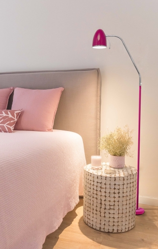 Lampa podłogowa K-MT-201 RÓŻOWY z serii KAJTEK I