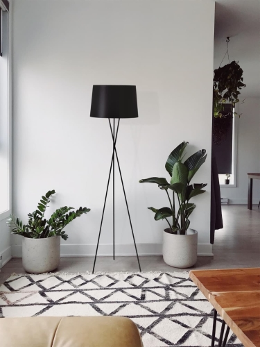 Lampa podłogowa K-4353 z serii REMI BLACK