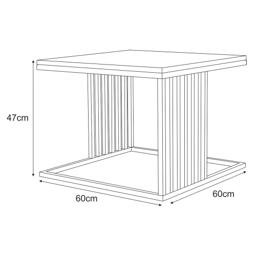Stolik dekoracyjny KS-31  z serii KAJA HOME