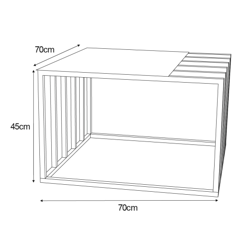 Stolik dekoracyjny KS-19 z serii KAJA HOME