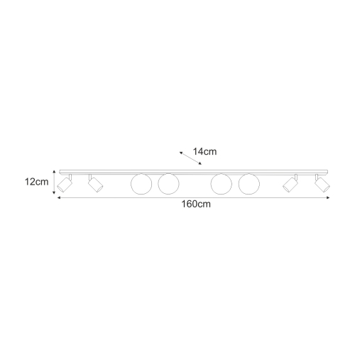 Lampa sufitowa K-5493 z serii SWING