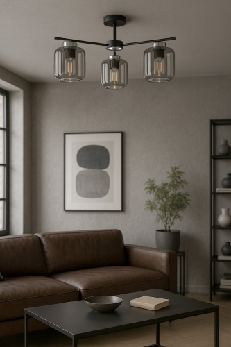 Lampa sufitowa K-5516 z serii PIEGA