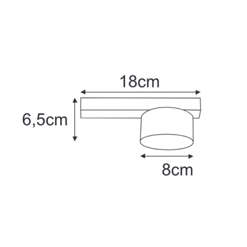 Lampa sufitowa K-5530 z serii CRUZ