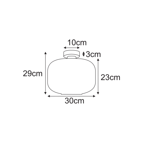 Lampa sufitowa K-5663 z serii CAMPO