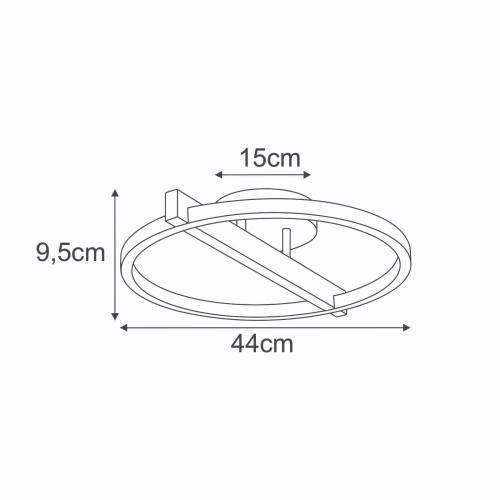 Lampa sufitowa K-8231 z serii TIVOLI