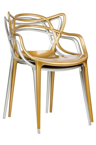 Krzesło LUXO srebrne