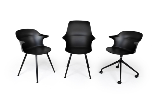 Krzesło BRAZO HIGH czarne