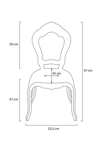 Krzesło KING czarne