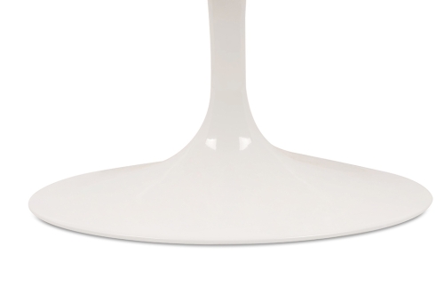 Stół TULIP ELLIPSE MARBLE ARABESCATO 200 biały - marmur, metal
