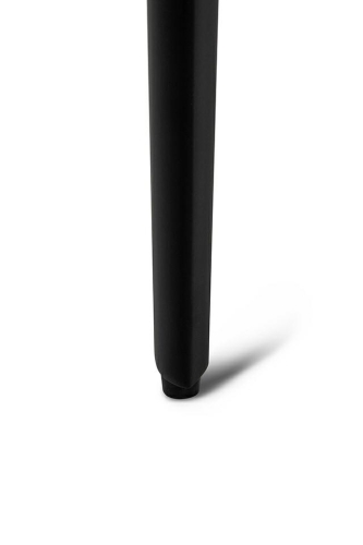 Stół SLIM 140x80 czarny - ceramiczny marmur, aluminium