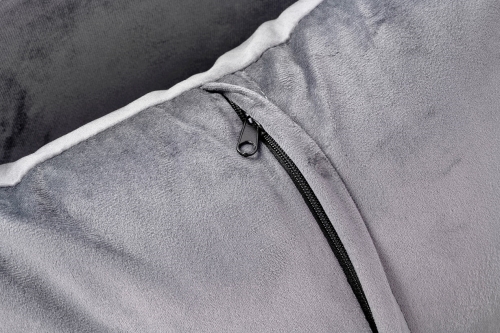 Fotel CHLOE VELVET ciemny szary - metal, welur