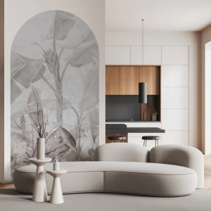 Tapeta w łuku Wall Art Rainforest Beige