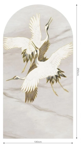 Tapeta-w-łuku-Wall-Art-Ivory-Tsuru.webp