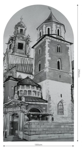 Tapeta-w-łuku-Wall-Art-Wawel.webp