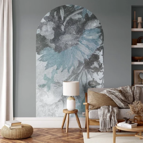 Tapeta-w-łuku-Wall-Art-Anemone-w-salonie.webp