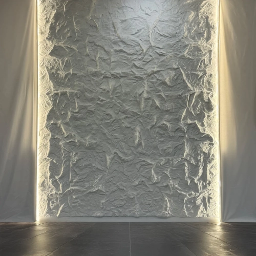 Panel ścienny Santero T1 Stone Touch na ścianie.webp