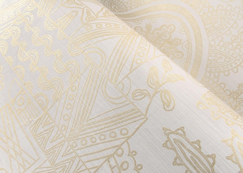 Tapeta Arte  Emblème Joie White Gold A30810 zdjęcie tekstury
