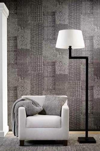 Tapeta Arte   Flamant Caractère Patchwork Bristol A12051 wizualizacja