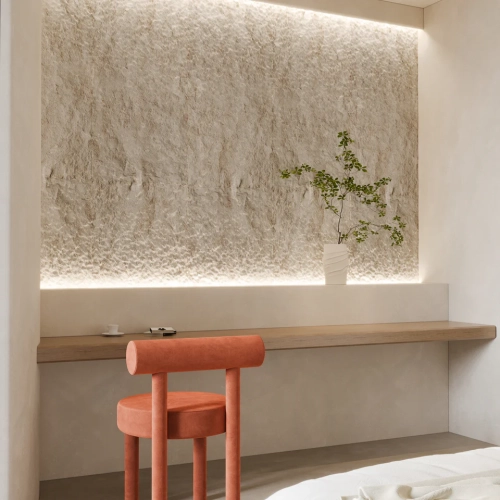 Panel ścienny gipsowy Murso Santero G1 Stone Touch na ścianie 2.webp