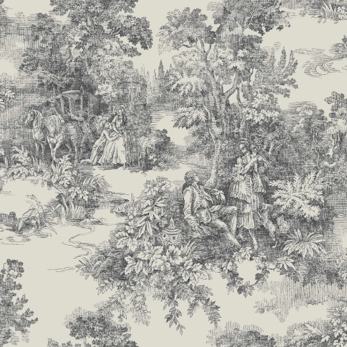 Tapeta dekoracyjna Borastapeter Adorn Toile de Jouy 7766